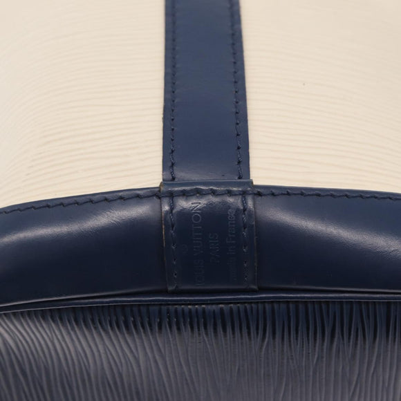 LOUIS VUITTON Epi Petit Noe Shoulder Bag Yvoire Navy M40881 LV Auth 207540V