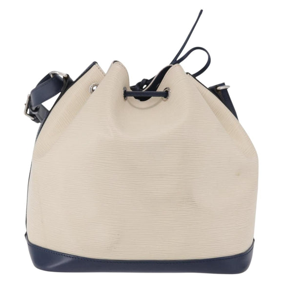 LOUIS VUITTON Epi Petit Noe Shoulder Bag Yvoire Navy M40881 LV Auth 207540V