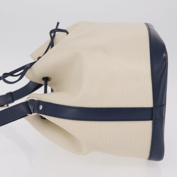 LOUIS VUITTON Epi Petit Noe Shoulder Bag Yvoire Navy M40881 LV Auth 207540V