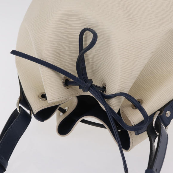 LOUIS VUITTON Epi Petit Noe Shoulder Bag Yvoire Navy M40881 LV Auth 207540V