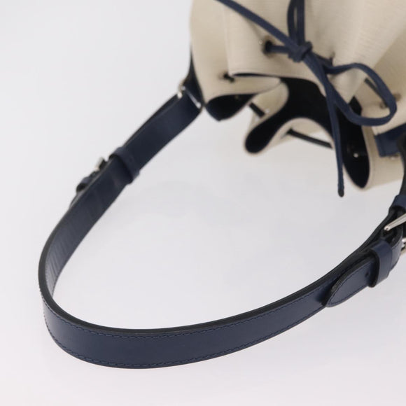 LOUIS VUITTON Epi Petit Noe Shoulder Bag Yvoire Navy M40881 LV Auth 207540V