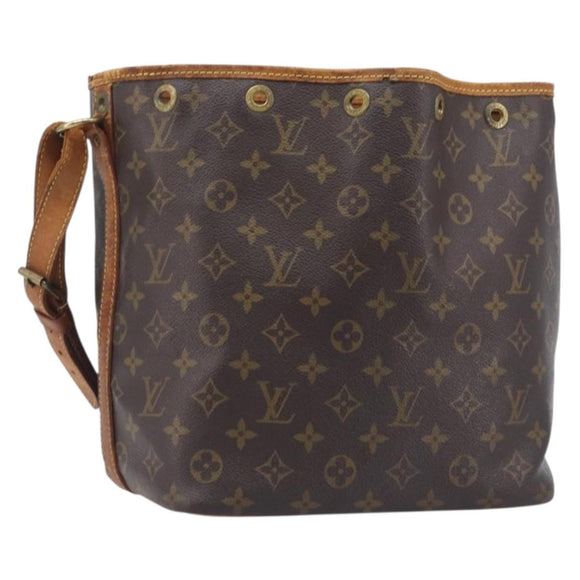 LOUIS VUITTON Monogram Petit Noe Shoulder Bag M42226 LV Auth 207542