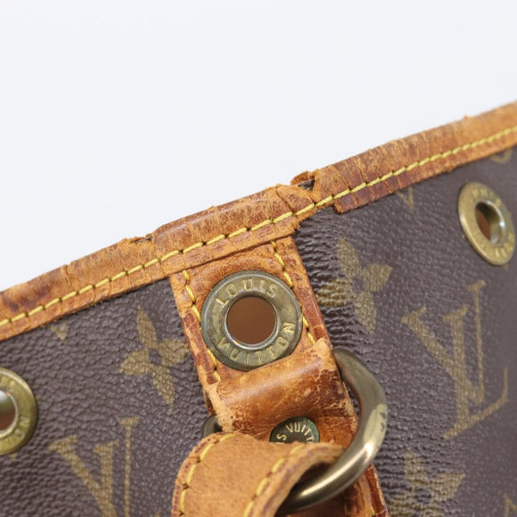 LOUIS VUITTON Monogram Petit Noe Shoulder Bag M42226 LV Auth 207542