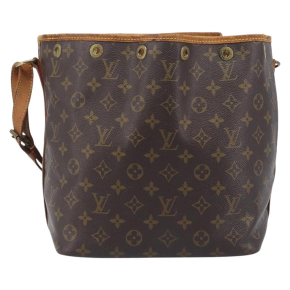 LOUIS VUITTON Monogram Petit Noe Shoulder Bag M42226 LV Auth 207542