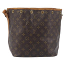 LOUIS VUITTON Monogram Petit Noe Shoulder Bag M42226 LV Auth 207542-3
