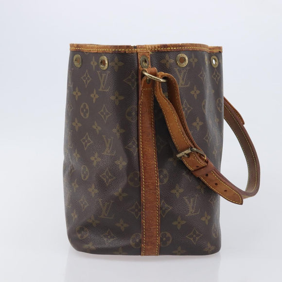 LOUIS VUITTON Monogram Petit Noe Shoulder Bag M42226 LV Auth 207542