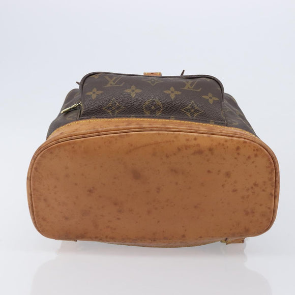 LOUIS VUITTON Monogram Montsouris MM Backpack M51136 LV Auth 207543