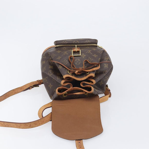 LOUIS VUITTON Monogram Montsouris MM Backpack M51136 LV Auth 207543