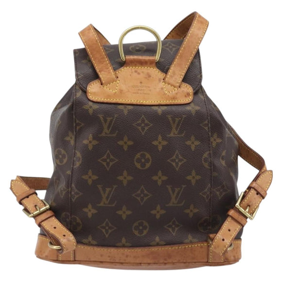 LOUIS VUITTON Monogram Montsouris MM Backpack M51136 LV Auth 207543