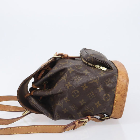 LOUIS VUITTON Monogram Montsouris MM Backpack M51136 LV Auth 207543