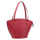 LOUIS VUITTON Epi Saint Jacques Shoulder Bag Red M52277 LV Auth 207548V-1