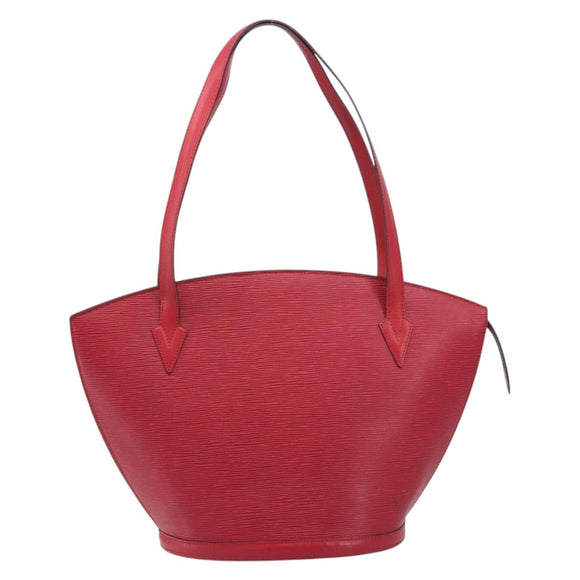 LOUIS VUITTON Epi Saint Jacques Shoulder Bag Red M52277 LV Auth 207548V