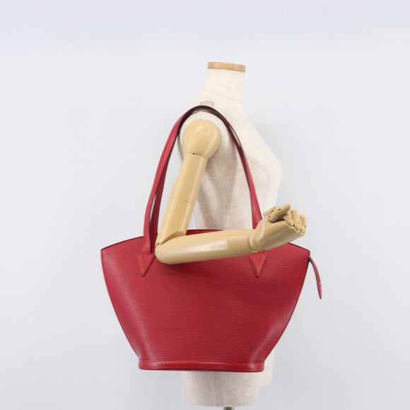 LOUIS VUITTON Epi Saint Jacques Shoulder Bag Red M52277 LV Auth 207548V