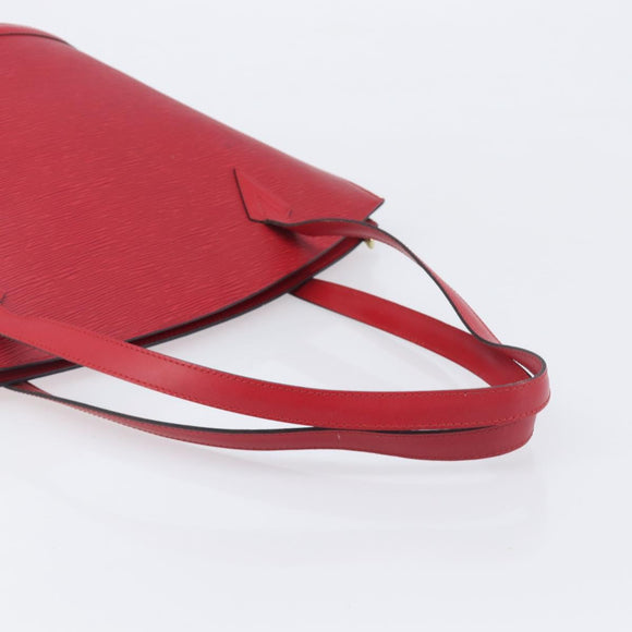 LOUIS VUITTON Epi Saint Jacques Shoulder Bag Red M52277 LV Auth 207548V