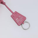 PRADA Accessory Pouch Pile Pink Silver Auth 207550V-9