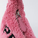 PRADA Accessory Pouch Pile Pink Silver Auth 207550V-21