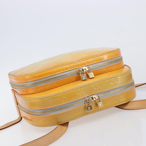 LOUIS VUITTON Monogram Vernis Marley Backpack Gris M91038 LV Auth 207555A