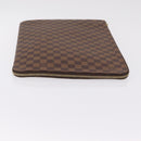 LOUIS VUITTON Damier Ebene Pochette Jules GM Clutch Bag LV Auth 207564V-4