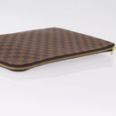 LOUIS VUITTON Damier Ebene Pochette Jules GM Clutch Bag LV Auth 207564V-6