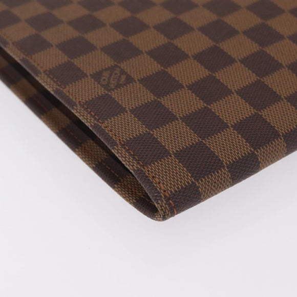 LOUIS VUITTON Damier Ebene Pochette Jules GM Clutch Bag LV Auth 207564V