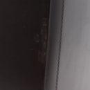 LOEWE Trunk Leather Dark Brown Gold Tone Auth 207565A-5