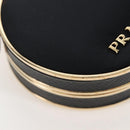 PRADA Neck Pouch Nylon Black Gold Tone Auth 207568M-11
