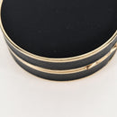 PRADA Neck Pouch Nylon Black Gold Tone Auth 207568M-13