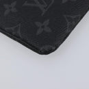 LOUIS VUITTON Monogram Eclipse Fragment iPhone Case M64449 LV Auth 207569V-17