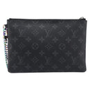 LOUIS VUITTON Monogram Eclipse Fragment iPhone Case M64449 LV Auth 207569V-2