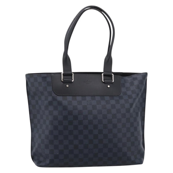 LOUIS VUITTON Damier Cobalt Cabavayage Tote Bag N41397 LV Auth 207570