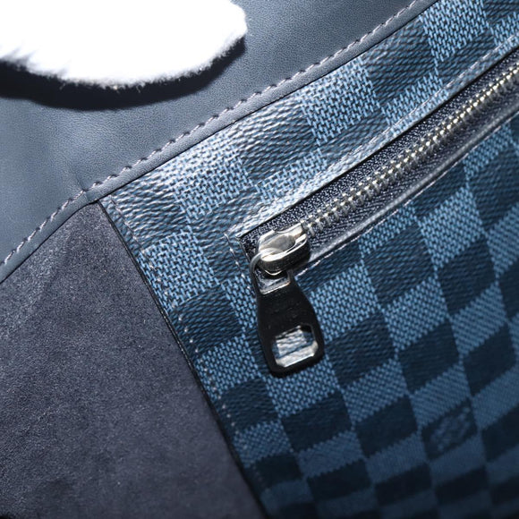 LOUIS VUITTON Damier Cobalt Cabavayage Tote Bag N41397 LV Auth 207570