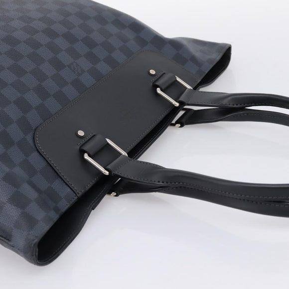 LOUIS VUITTON Damier Cobalt Cabavayage Tote Bag N41397 LV Auth 207570