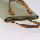 LOUIS VUITTON Monogram Vernis Houston Hand Bag Gris M91053 LV Auth 207572-16