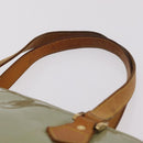 LOUIS VUITTON Monogram Vernis Houston Hand Bag Gris M91053 LV Auth 207572-17