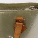 LOUIS VUITTON Monogram Vernis Houston Hand Bag Gris M91053 LV Auth 207572-22