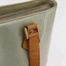 LOUIS VUITTON Monogram Vernis Houston Hand Bag Gris M91053 LV Auth 207572-24