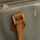 LOUIS VUITTON Monogram Vernis Houston Hand Bag Gris M91053 LV Auth 207572-25