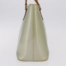 LOUIS VUITTON Monogram Vernis Houston Hand Bag Gris M91053 LV Auth 207572-5