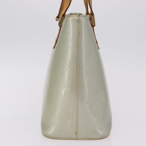 LOUIS VUITTON Monogram Vernis Houston Hand Bag Gris M91053 LV Auth 207572