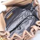 Miu Miu Vitellolux Matelasse Hand Bag Leather 2way Pink Gold Tone Auth 207573V-11