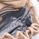 Miu Miu Vitellolux Matelasse Hand Bag Leather 2way Pink Gold Tone Auth 207573V-22