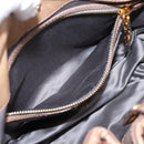Miu Miu Vitellolux Matelasse Hand Bag Leather 2way Pink Gold Tone Auth 207573V-25