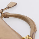 Miu Miu Vitellolux Matelasse Hand Bag Leather 2way Pink Gold Tone Auth 207573V-8