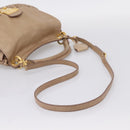 Miu Miu Vitellolux Matelasse Hand Bag Leather 2way Pink Gold Tone Auth 207573V-9