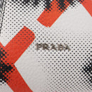 PRADA Chain Shoulder Bag Leather White Silver Auth 207574M-14