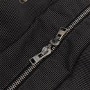 HERMES Her Line MM Hand Bag Canvas Gray Silver Auth 207576A-15