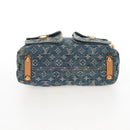 LOUIS VUITTON Monogram Denim Buggy PM Shoulder Bag Blue M95049 LV Auth 207579V-5