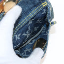 LOUIS VUITTON Monogram Denim Buggy PM Shoulder Bag Blue M95049 LV Auth 207579V-22