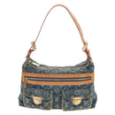 LOUIS VUITTON Monogram Denim Buggy PM Shoulder Bag Blue M95049 LV Auth 207579V-13