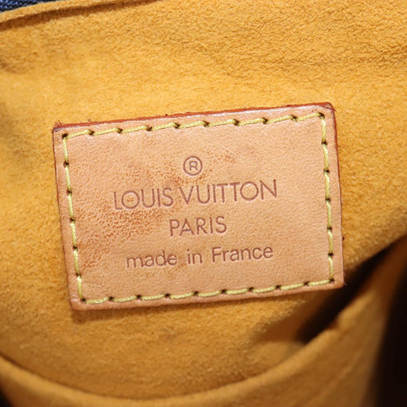 LOUIS VUITTON Monogram Denim Buggy PM Shoulder Bag Blue M95049 LV Auth 207579V